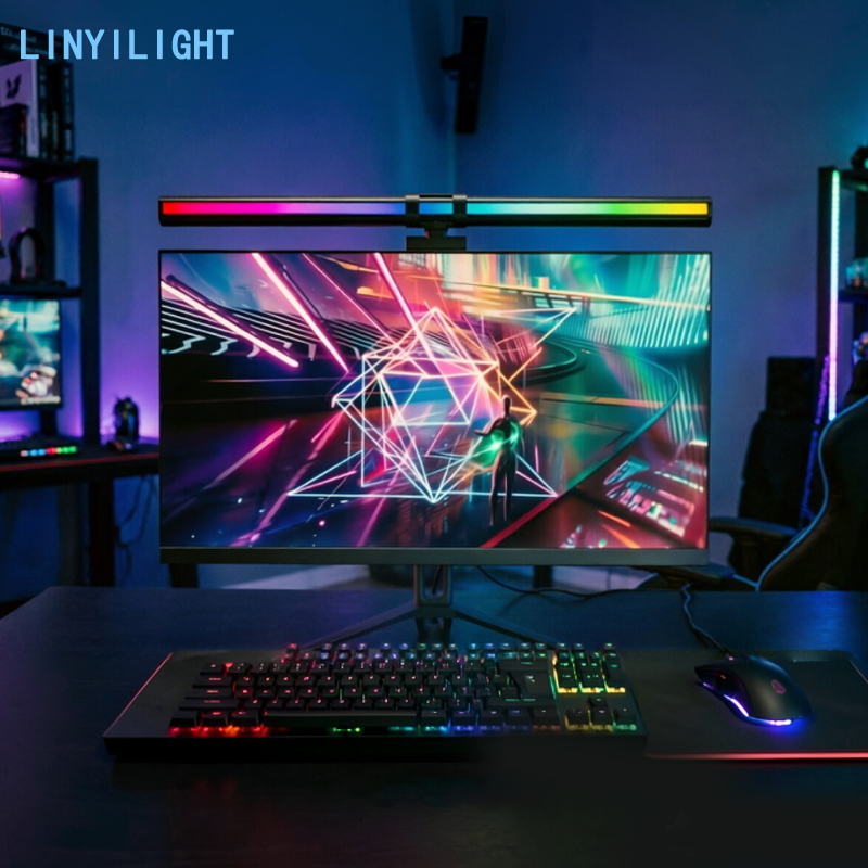 Home Office Lamp - 60/80cm RGB Light LED Monitor Light