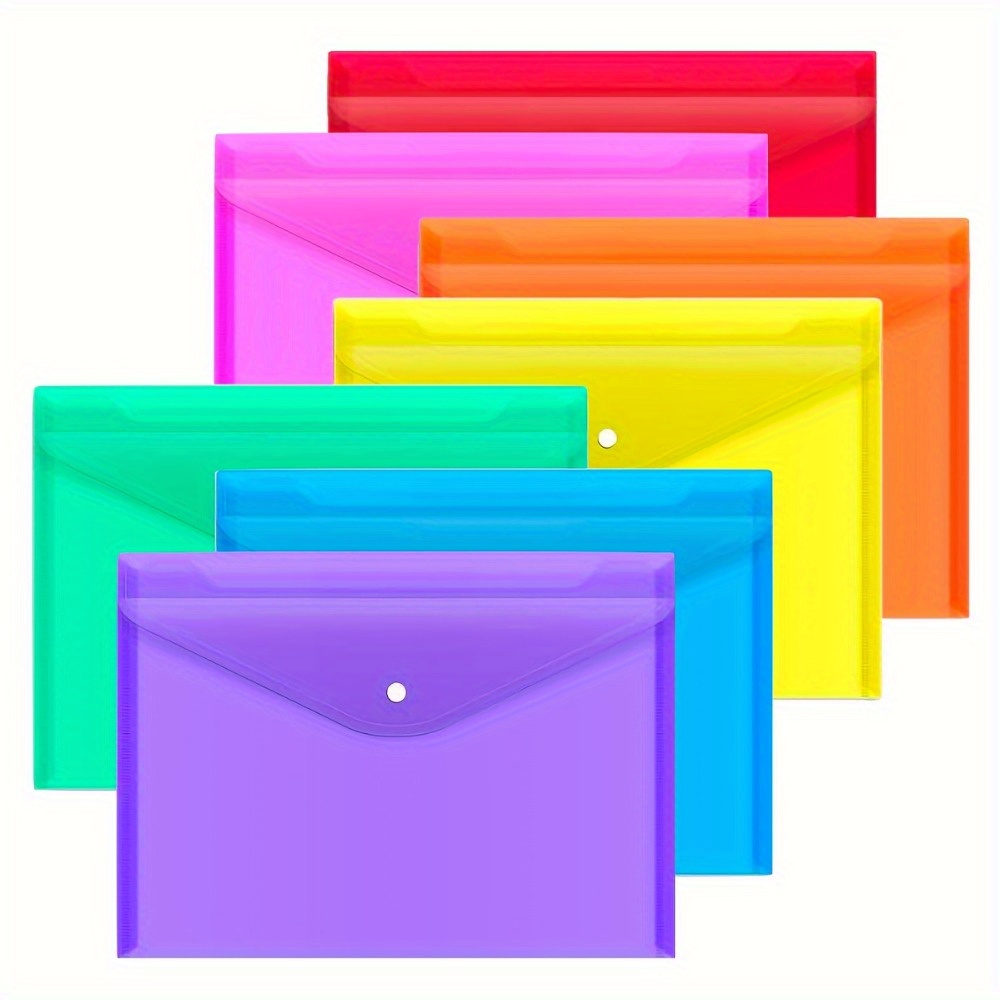 Home Office Organization - A4/Letter Size File Bags with Snap