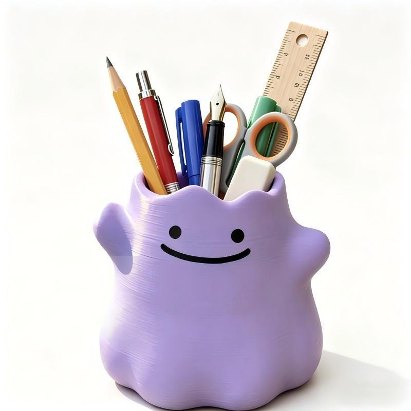 Home Office Organization - Pokemon Ditto Pen Holder Creative Storage