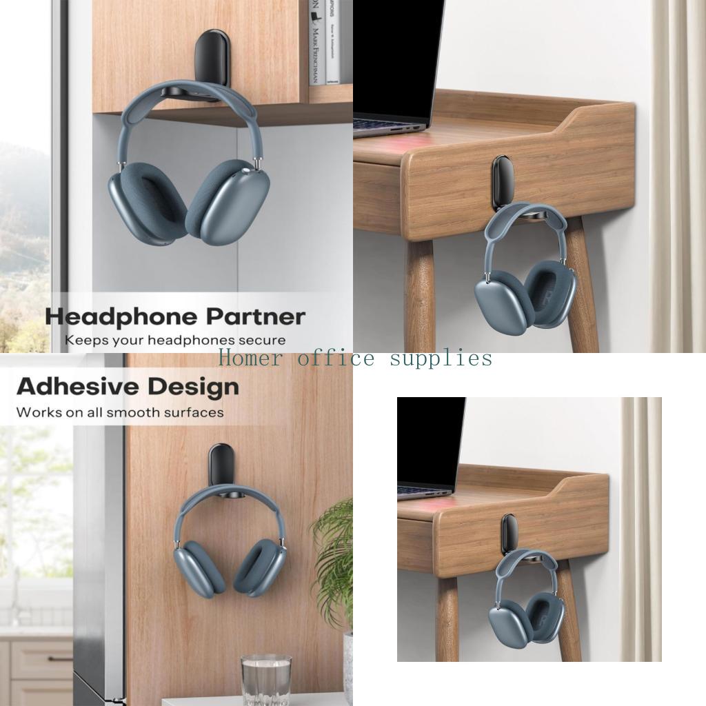 Home Office Organization - K43B Quick Installation Toolless Headsets Holder
