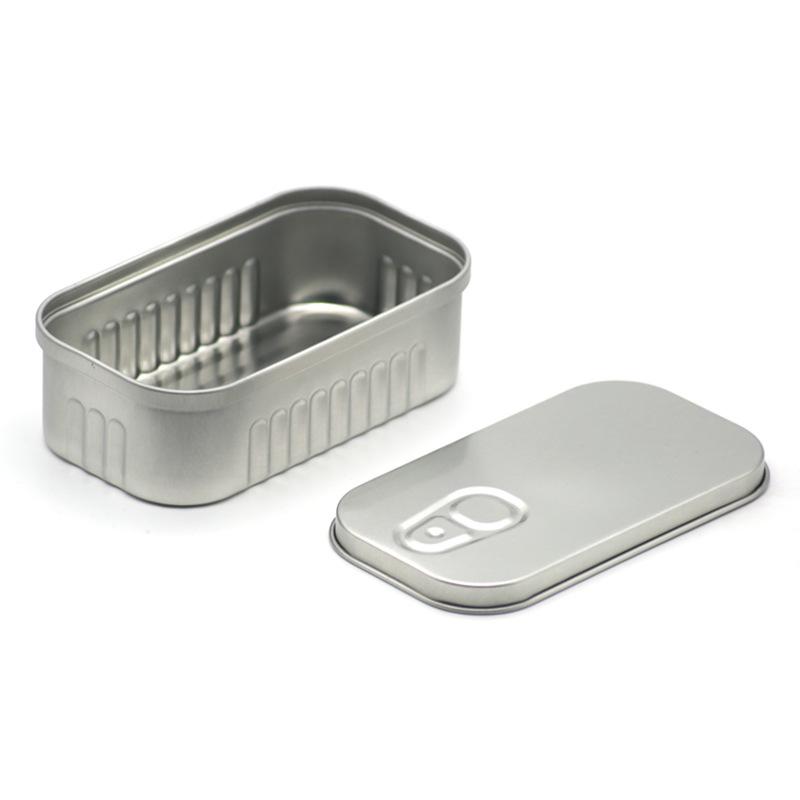 Home Office Organization - Tinplate Paper Clip Storage Tin Rust