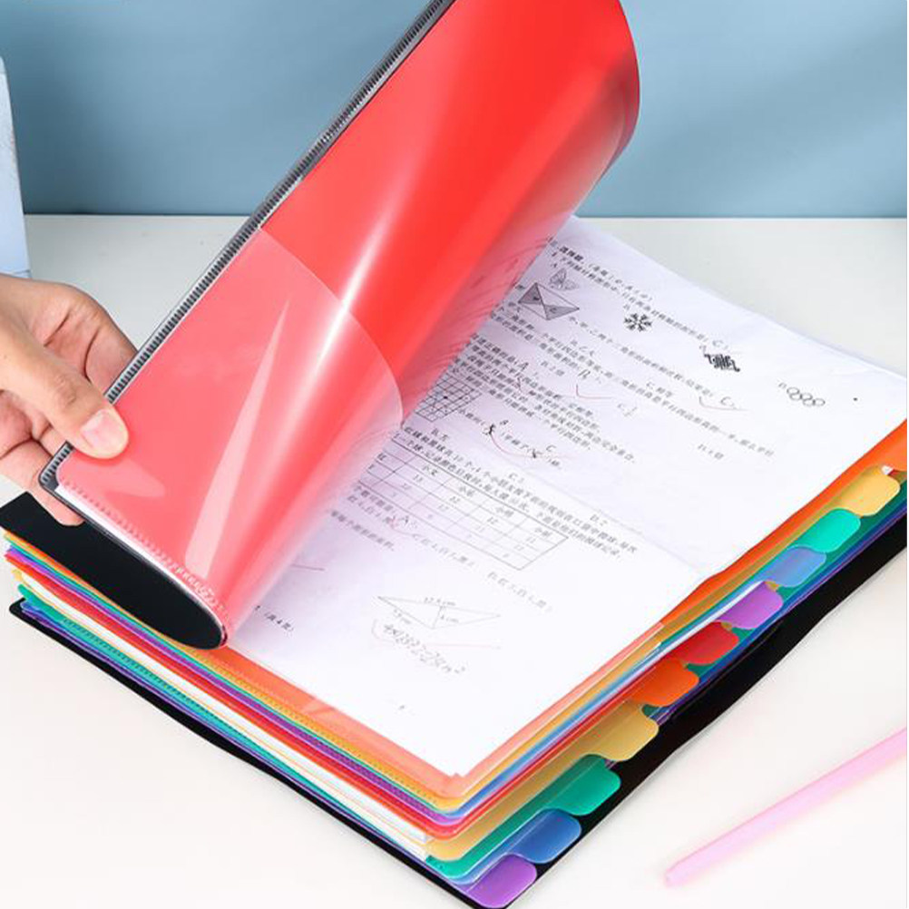 Home Office Travel Document - Document Organizer Plastic File Folder A4