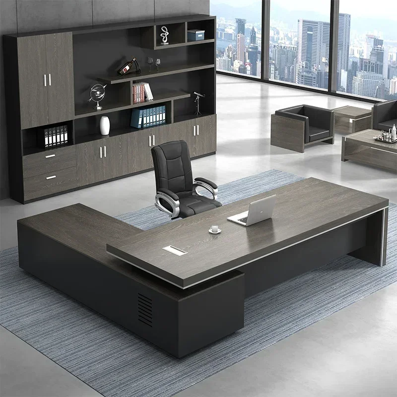 Home Office L Shaped Desk - Office Desk Computer Agencies Executive Multifunctional