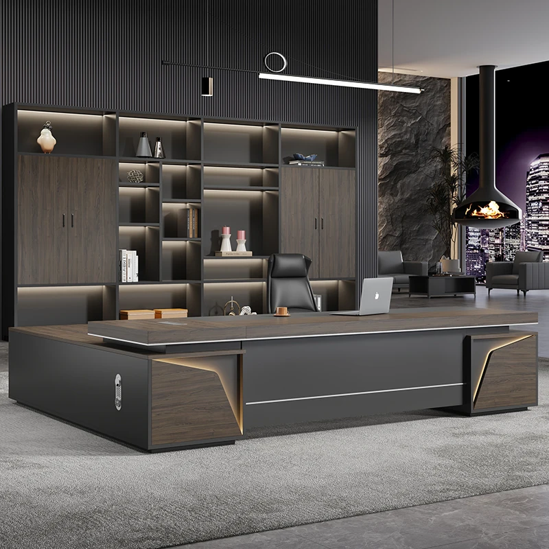 Home Office L Shaped Desk - Home Furniture Storage L Shape Executive