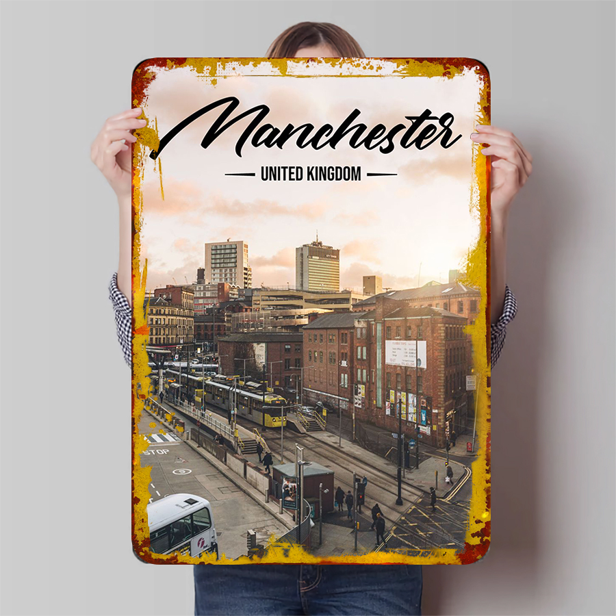 Manchester Skyline UK Metal Wa - Home Office Of Uk review and price