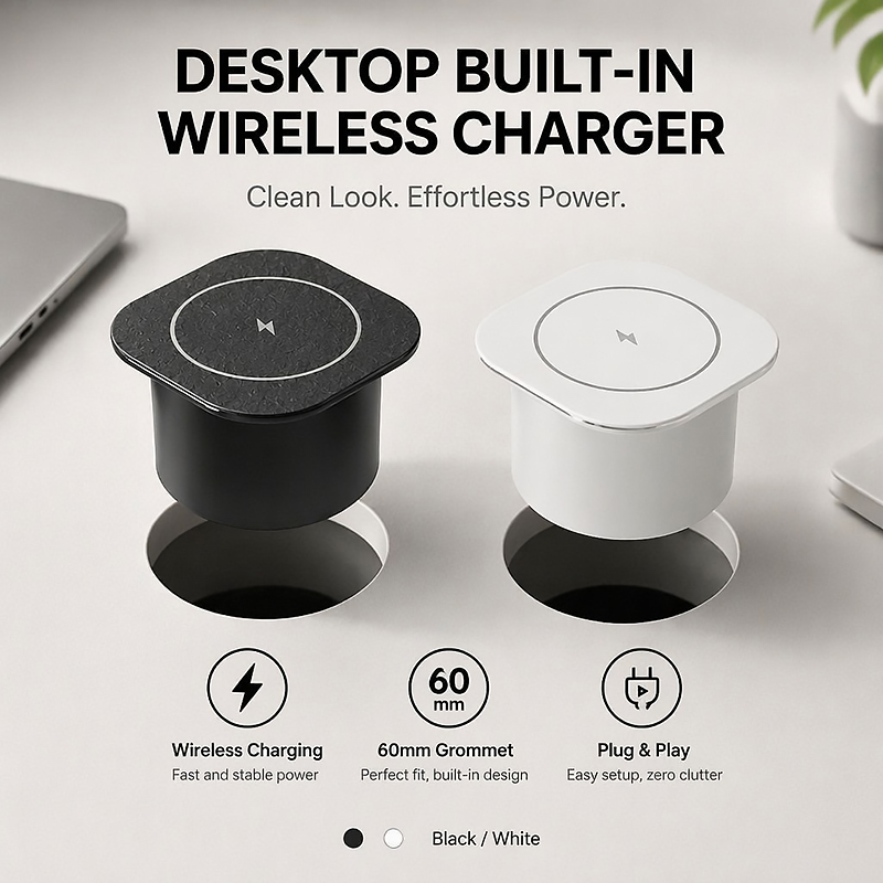 15W Built-in Wireless Charger  - Home Office Of Uk review and price