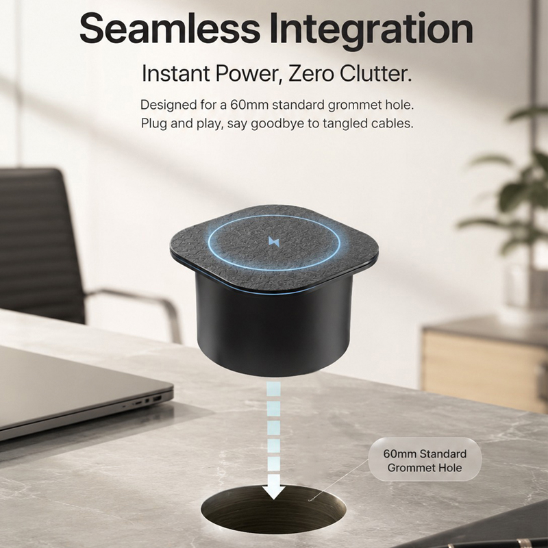 15W Built-in Wireless Charger  - Home Office Of Uk review and price