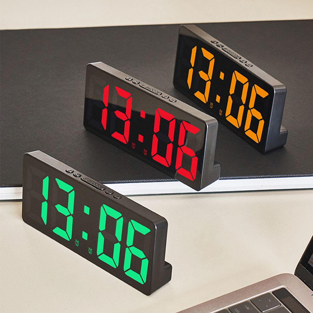 Voice Control Digital Alarm Cl - Led Desk Clock review and price
