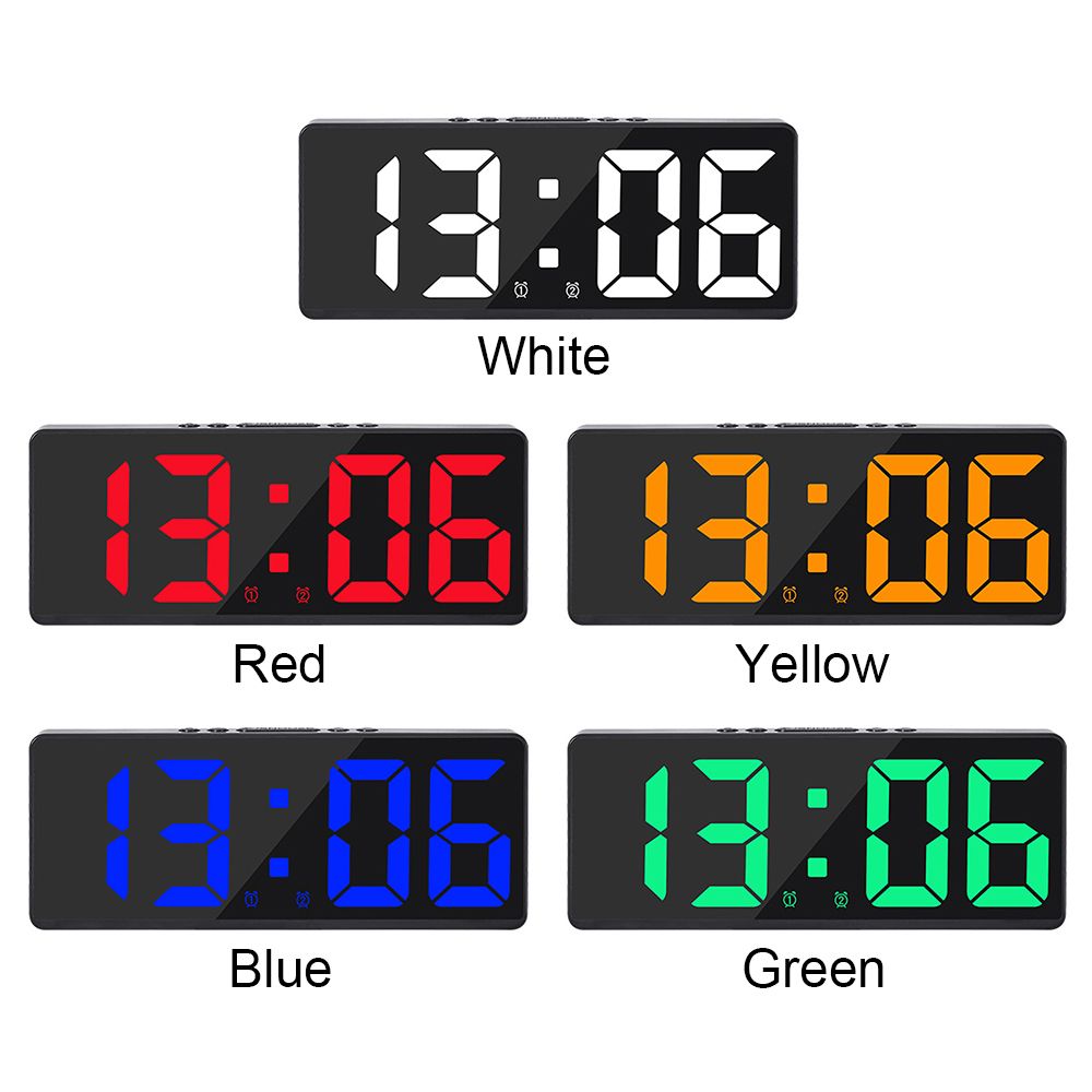 Voice Control Digital Alarm Cl - Led Desk Clock review and price