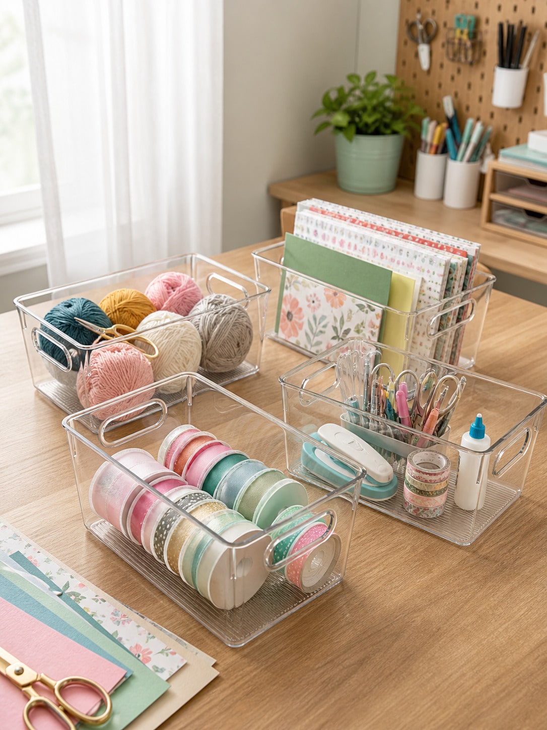 12-Pack Clear Storage Bins wit - Home Office Organization review and price