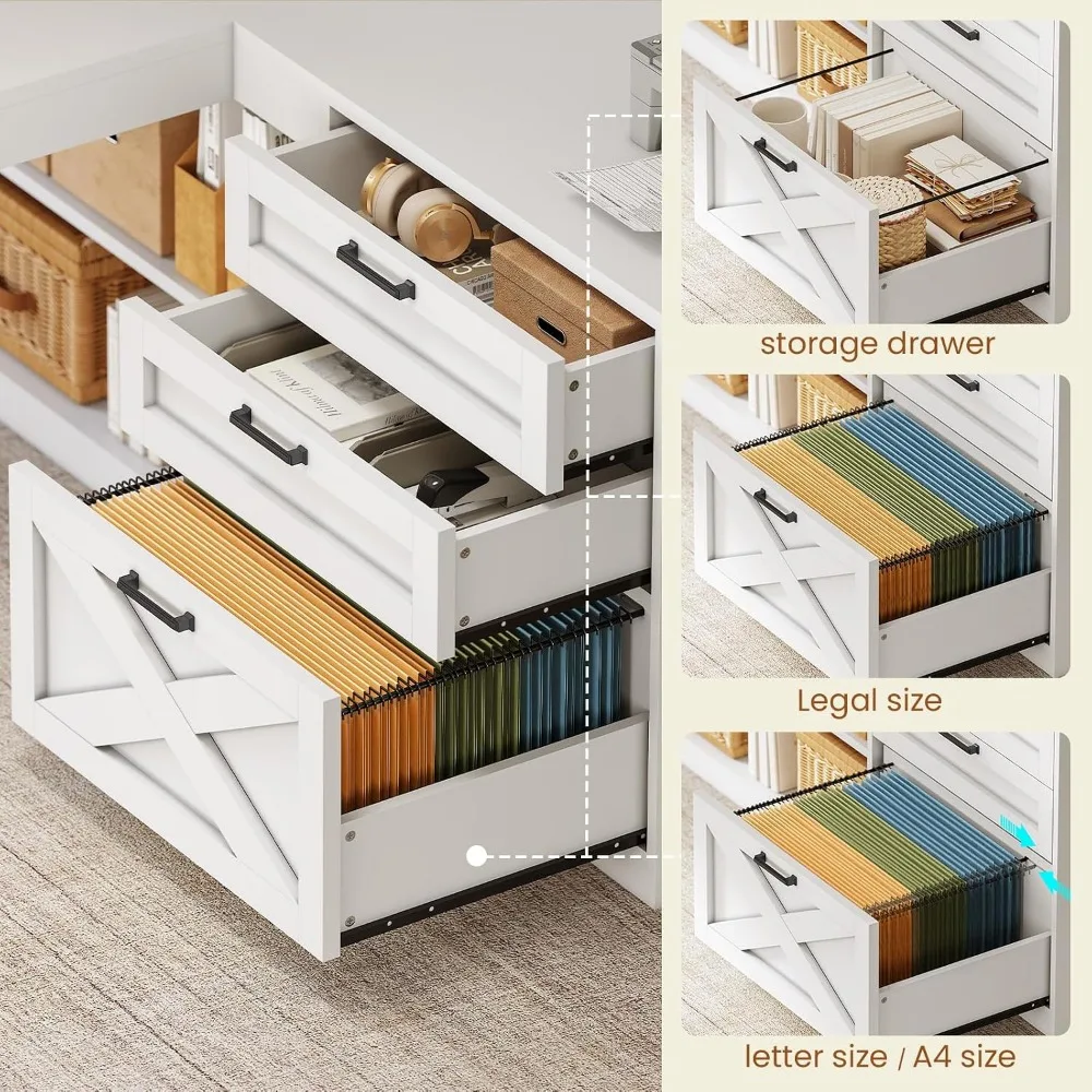 SEDETA Farmhouse L Shaped Offi - Home Office L Shaped Desk review and price