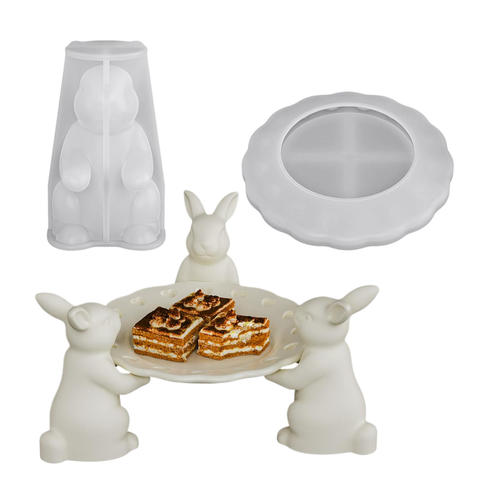 Bunny Tray Mold 3D Cute Silico - Home Office Gear review and price