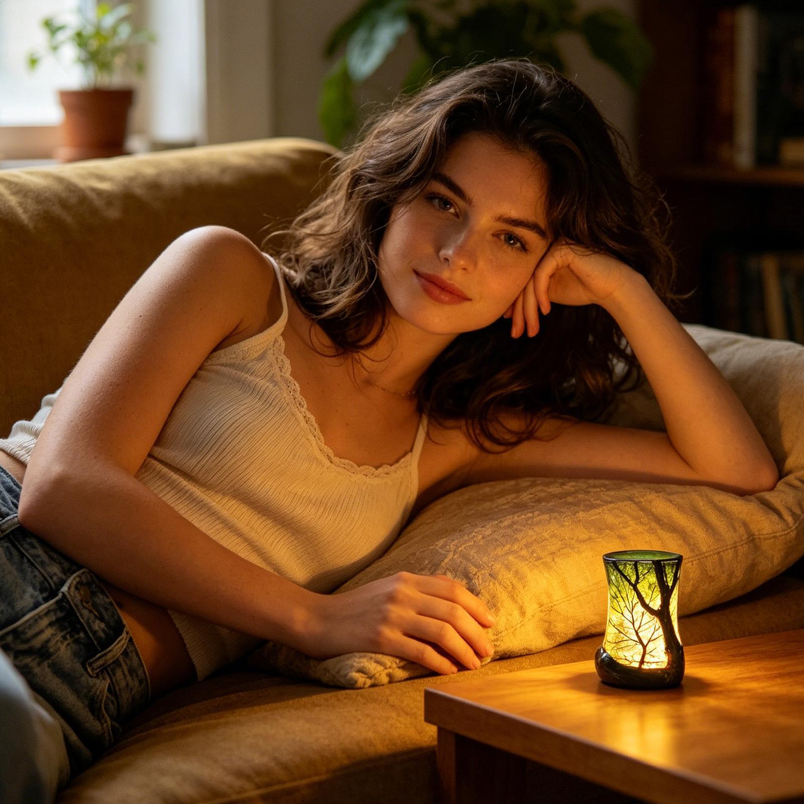 Bedside Table Lamp Forest Nigh - Home Office Lamp review and price