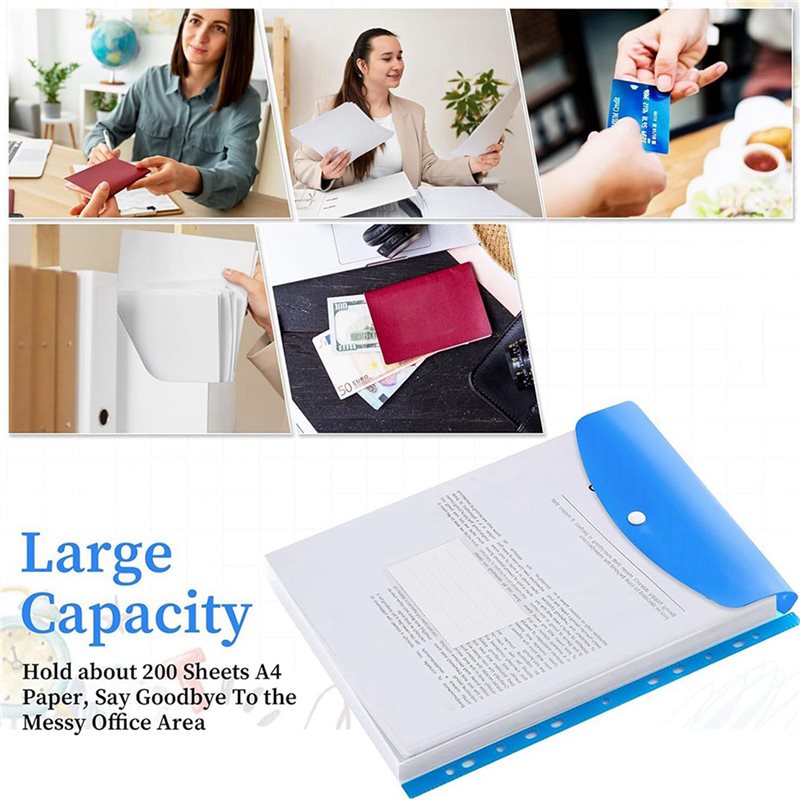 ABRI-A4 Plastic Wallets, 24 Pa - Home Office Travel Document review and price