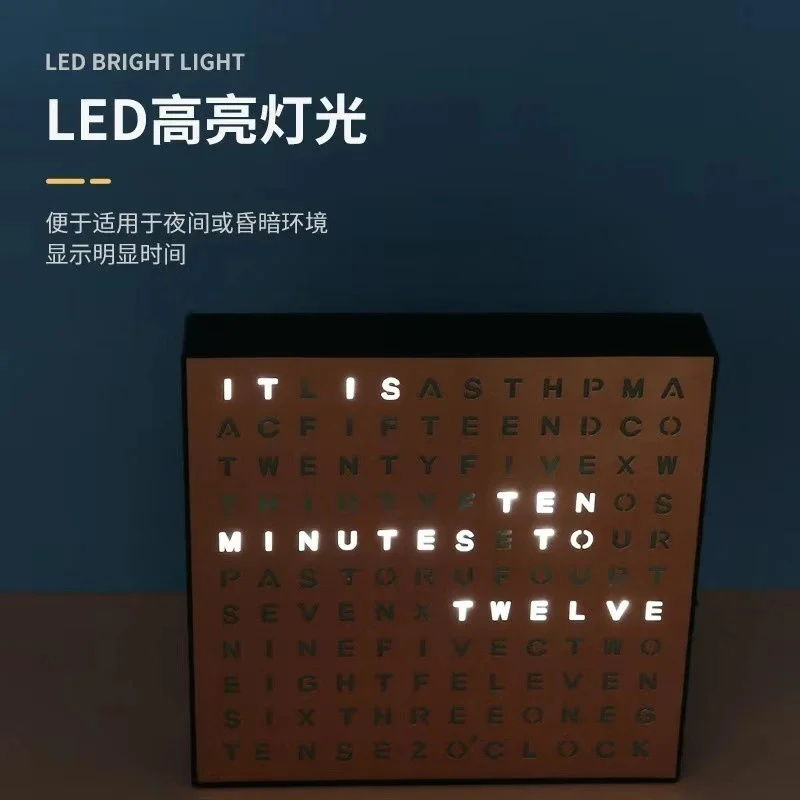 Timed Electronic Lightbox Engl - Led Desk Clock review and price