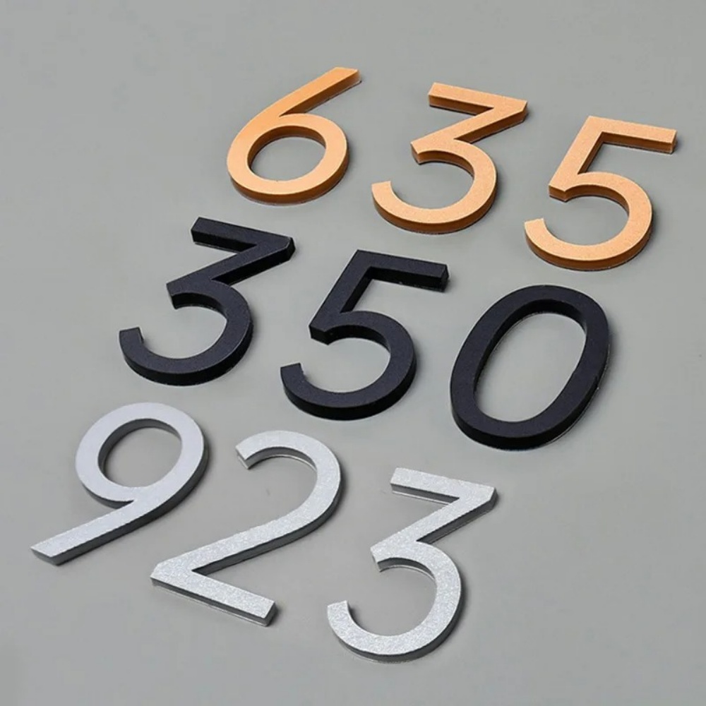 1pc 3d Digits House Number Sel - Home Office Number review and price