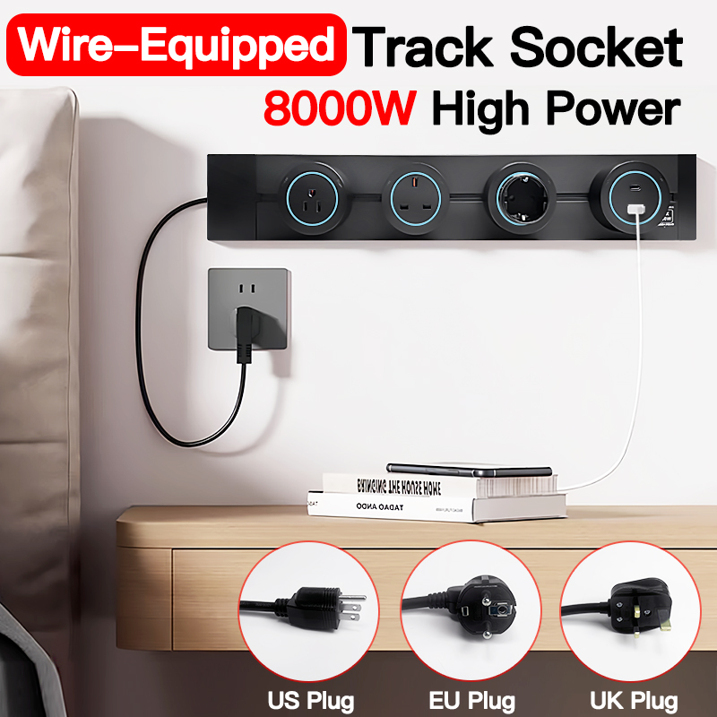 Grey Black Wall Power Track So - Home Office Of Uk review and price