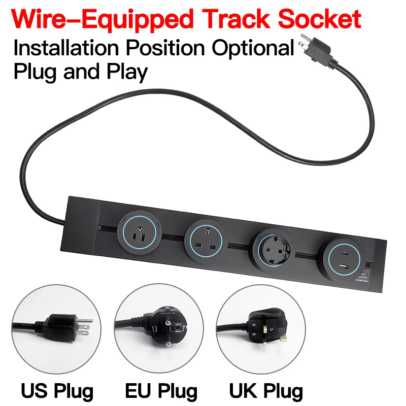 Grey Black Wall Power Track So - Home Office Of Uk review and price