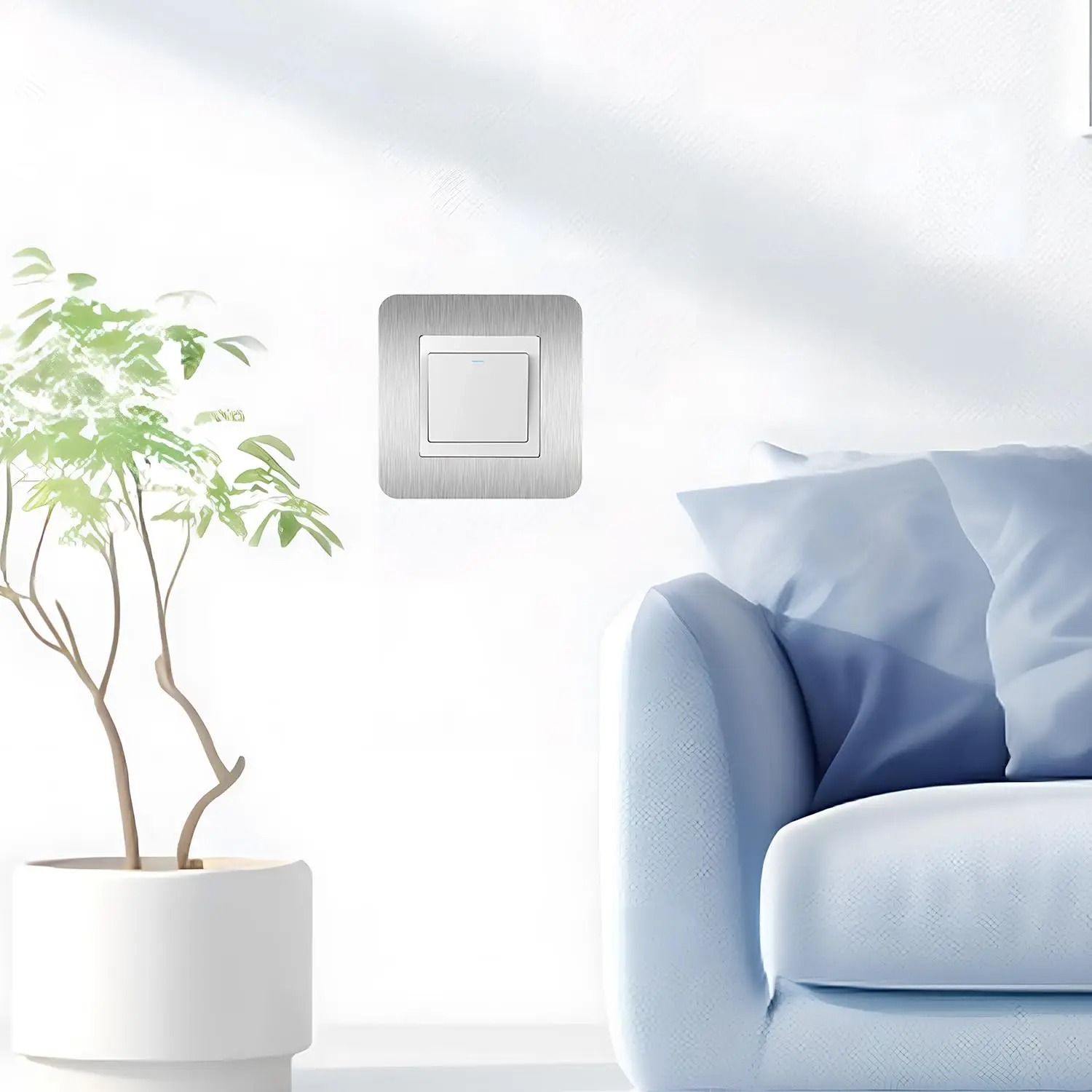 4pcs Silvery Self-Adhesive Lig - Home Office Of Uk review and price