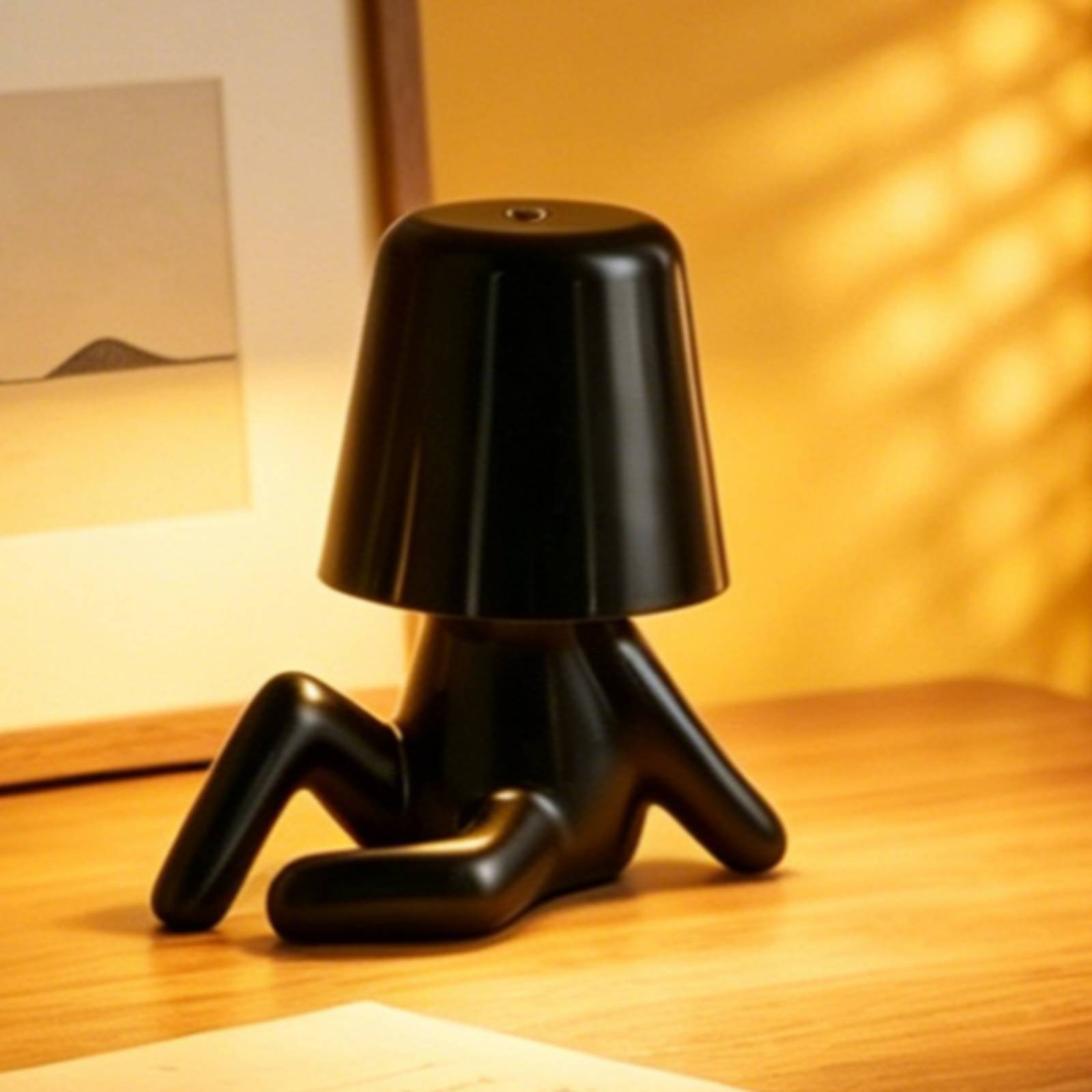 Sitting Figure Lamp ABS Resin  - Home Office Lamp review and price