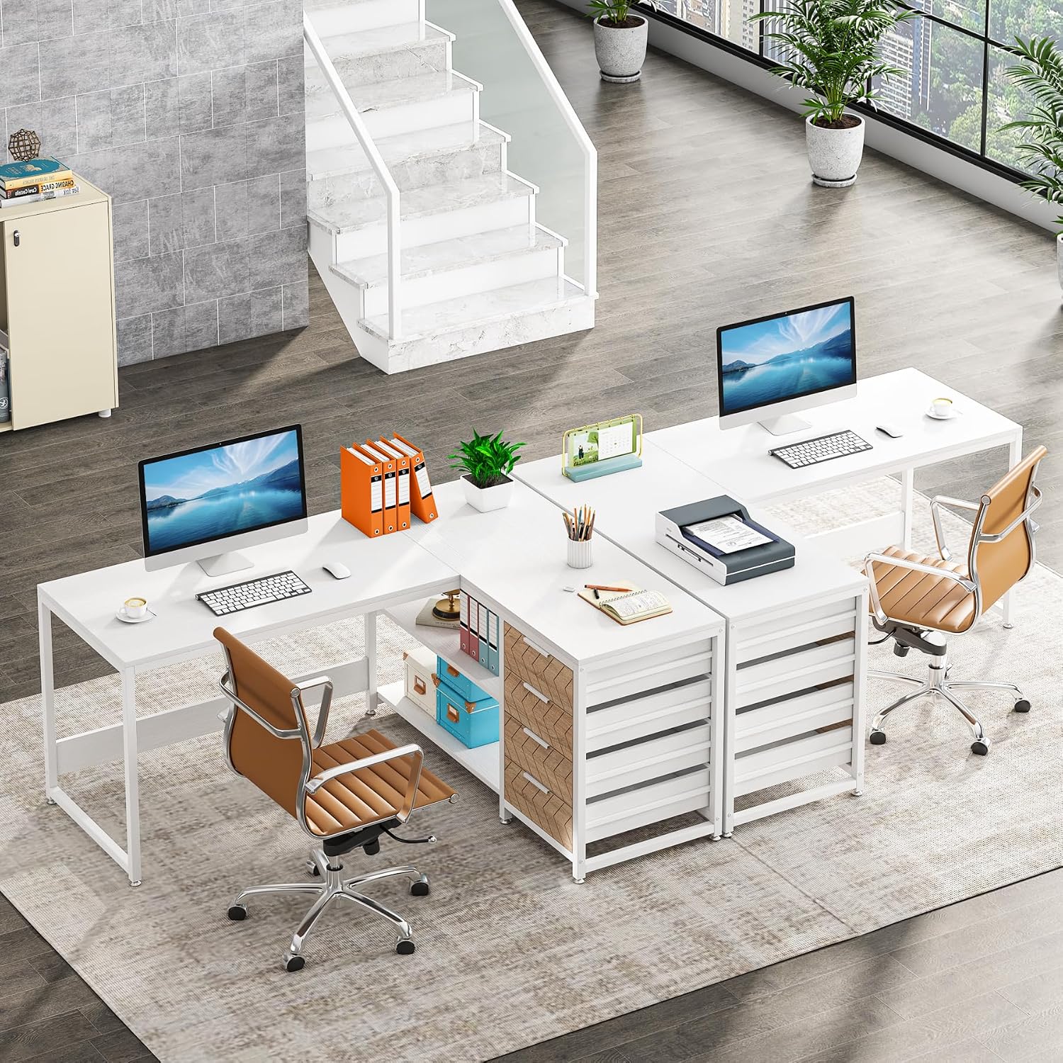 L Shaped Computer Desk with Dr - Home Office L Shaped Desk review and price