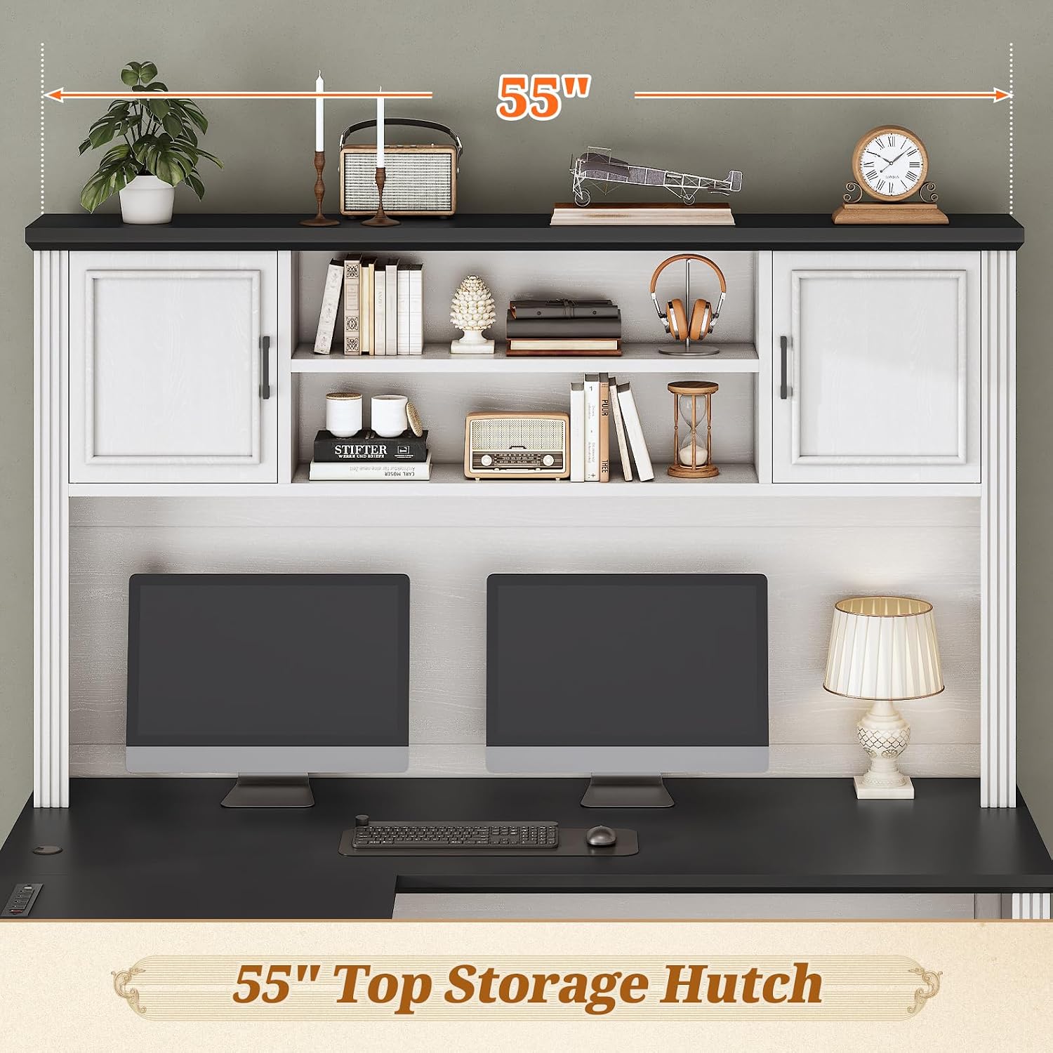 L Shaped Desk with Hutch & 3 D - Home Office L Shaped Desk review and price