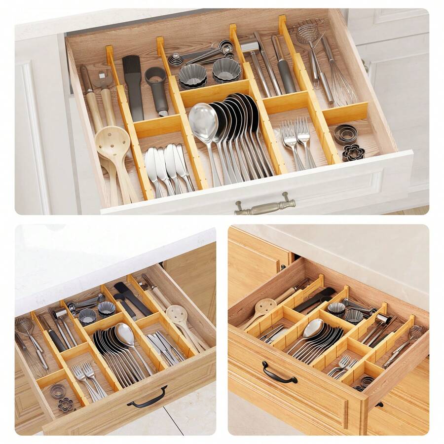 Bamboo Drawer Separators With  - Home Office Organization review and price
