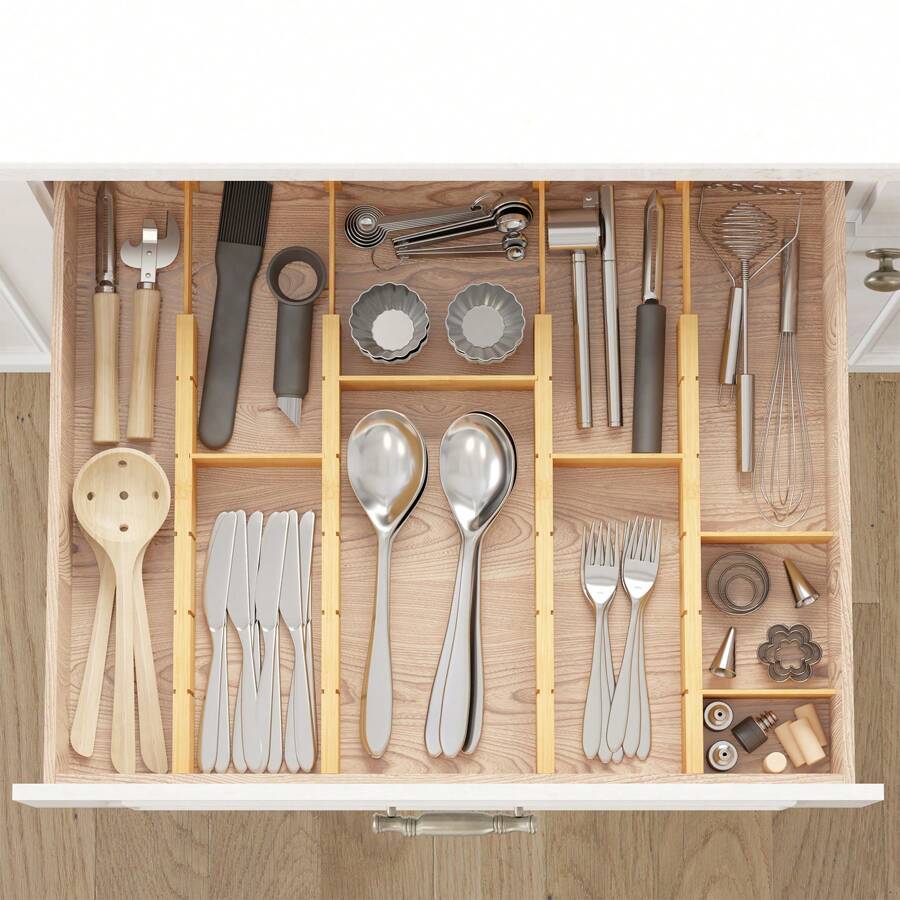 Bamboo Drawer Separators With  - Home Office Organization review and price
