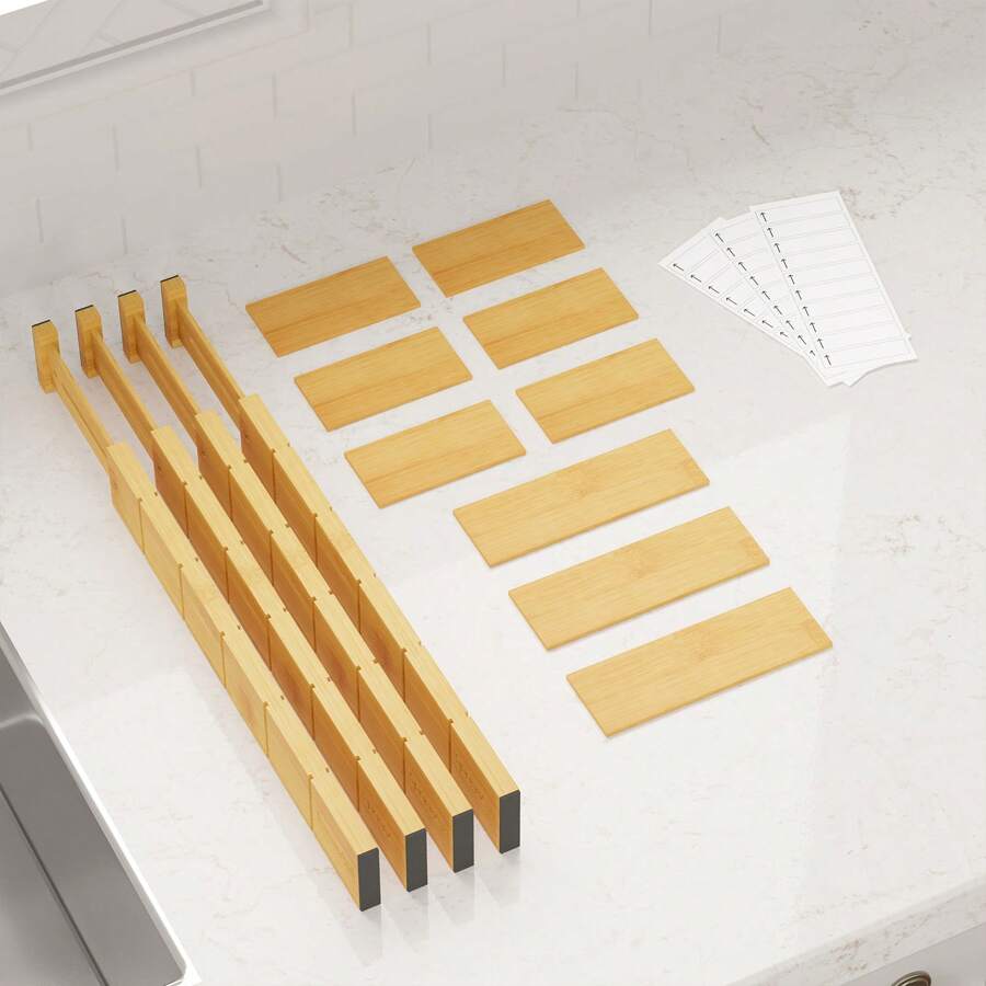 Bamboo Drawer Separators With  - Home Office Organization review and price