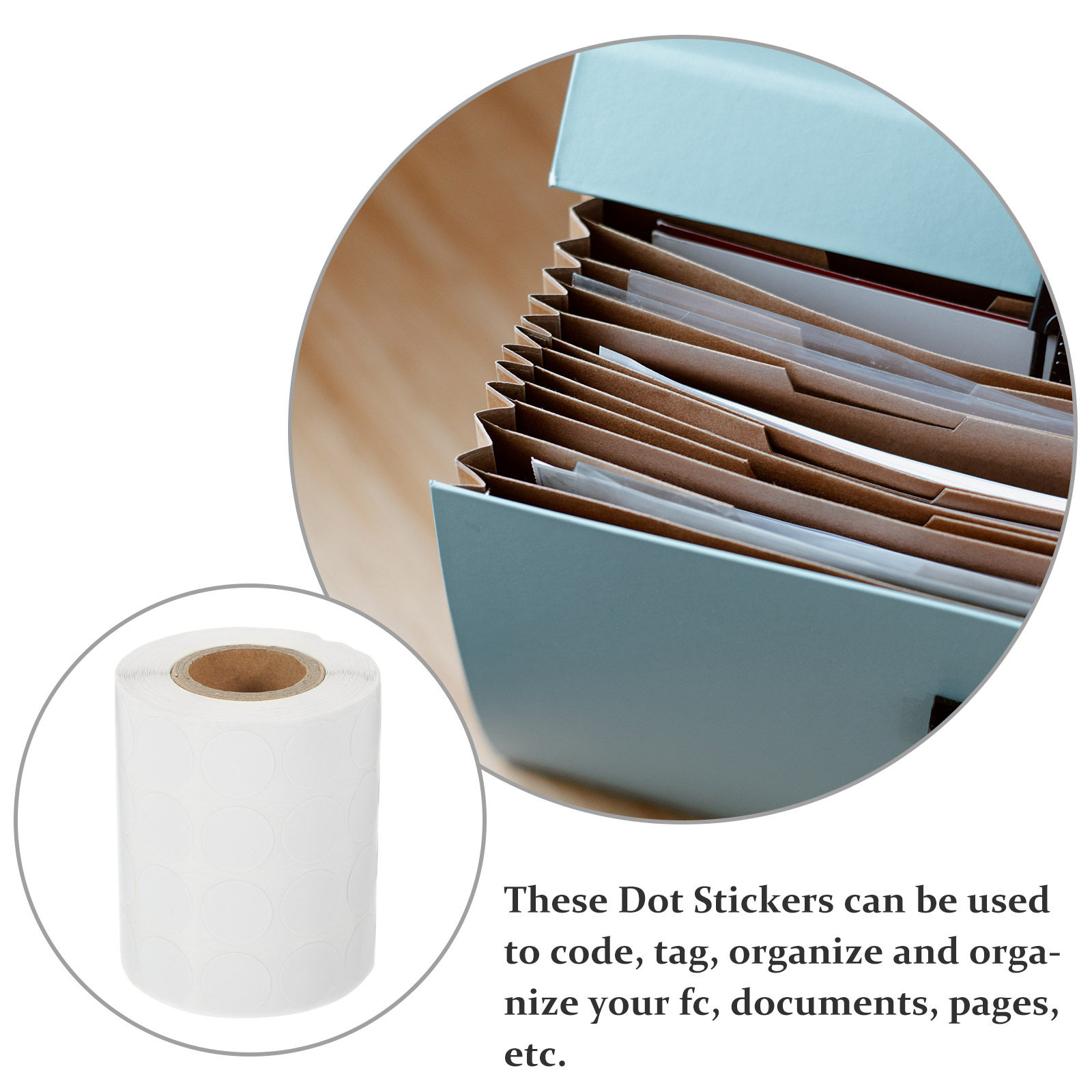 3000Pcs Blank Round Dot Sticke - Home Office Organization review and price