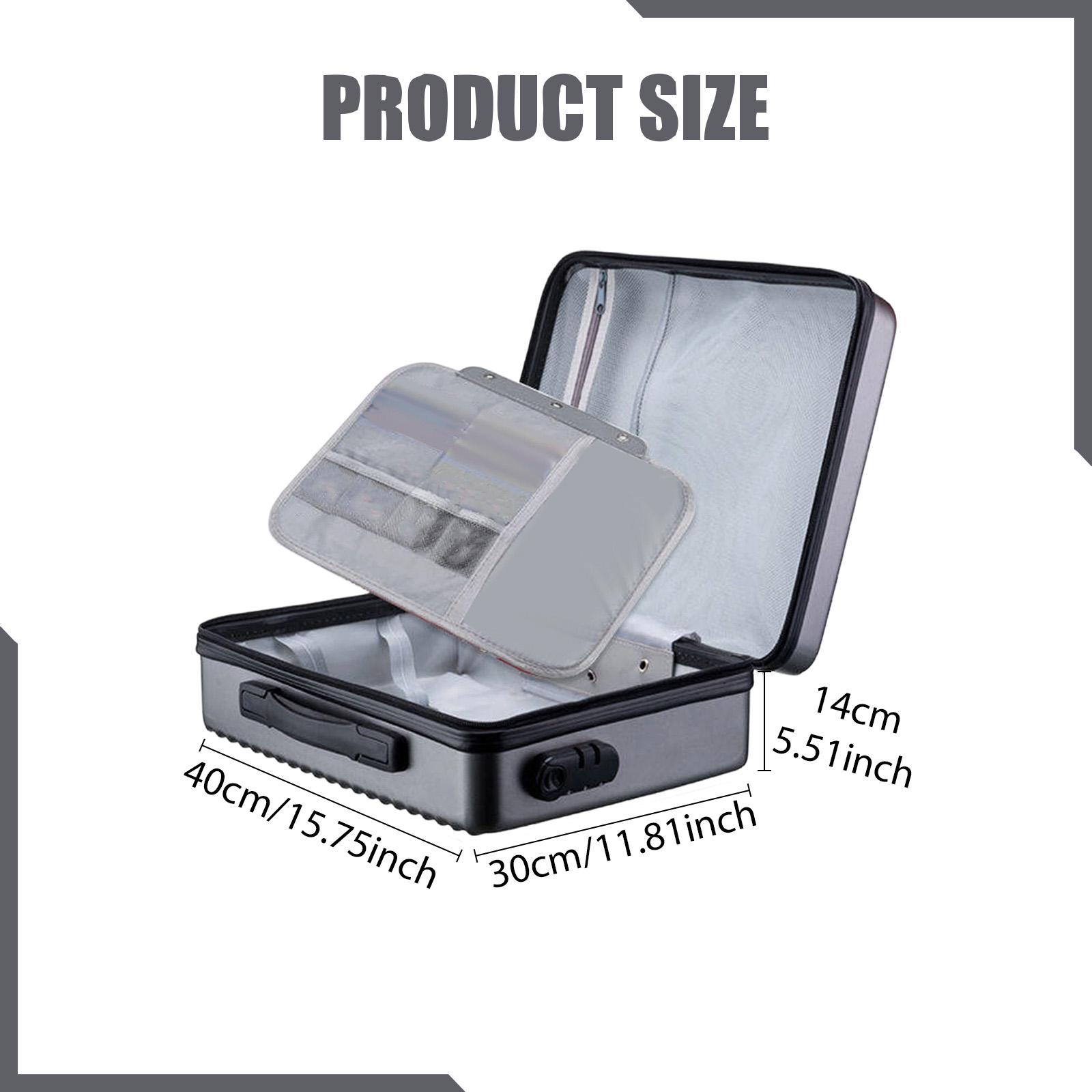 Fireproof Document Box Briefca - Home Office Travel Document review and price