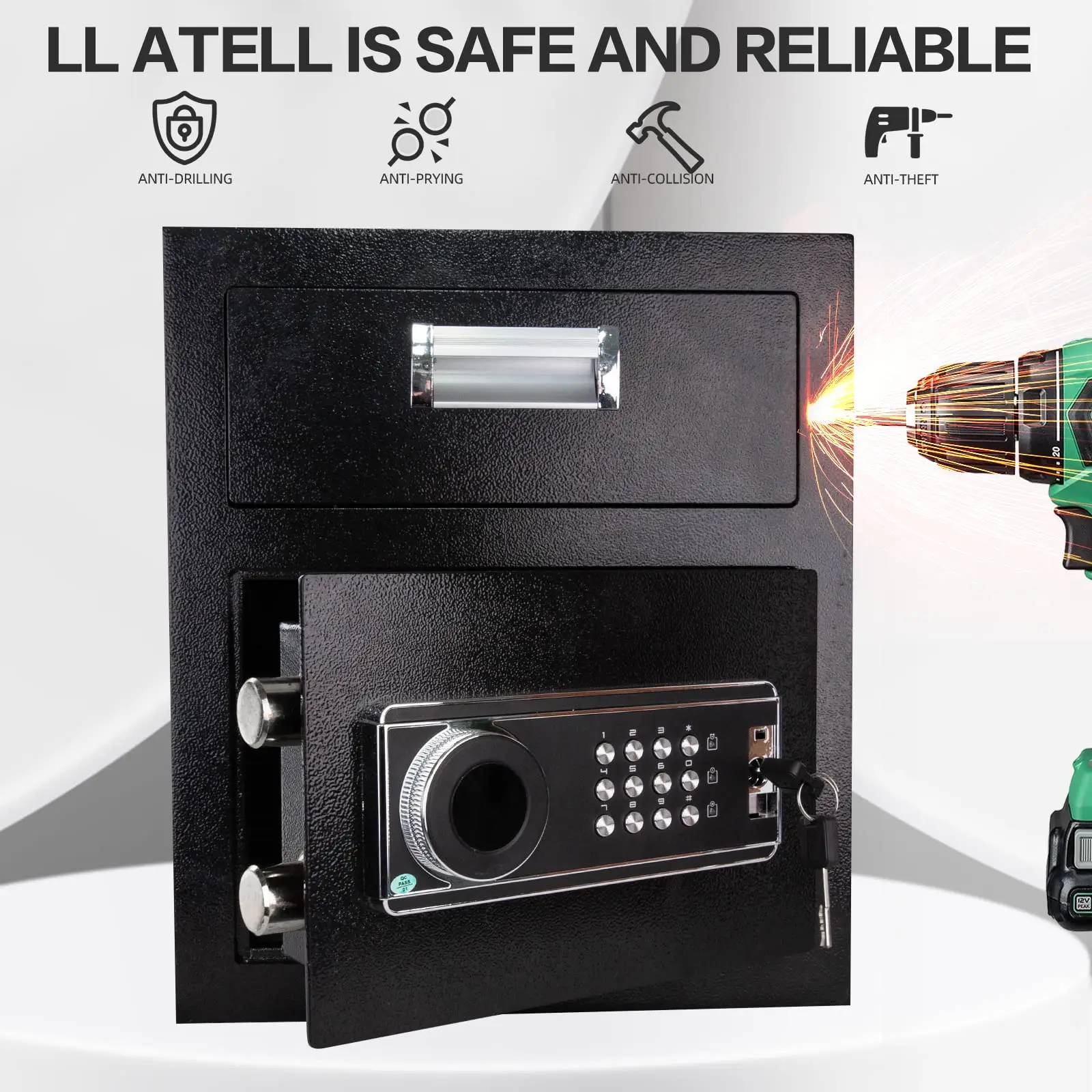 -Security Safe Box with Digita - Home Office For Passport review and price