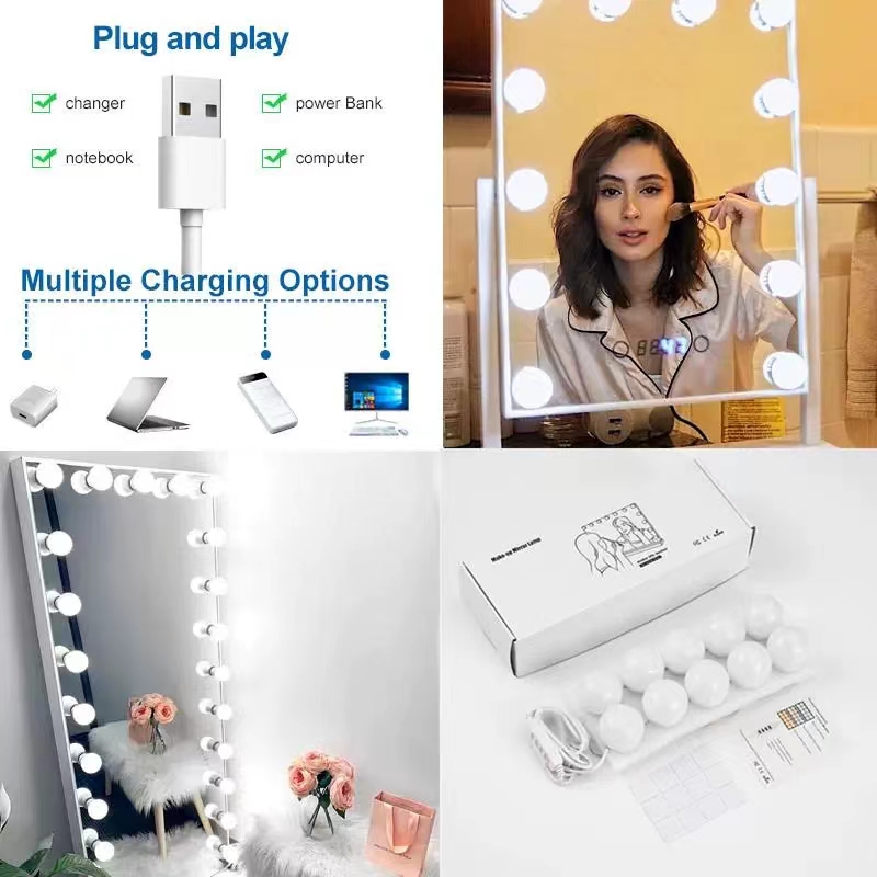 LED Light Paste Mirror Makeup  - Home Office Lamp review and price