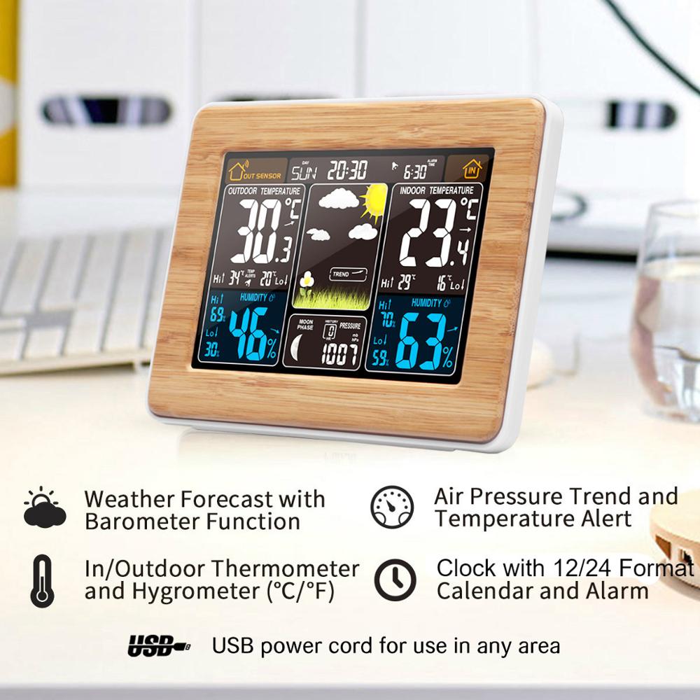 FanJu Alarm Clock Digital Temp - Led Desk Clock review and price