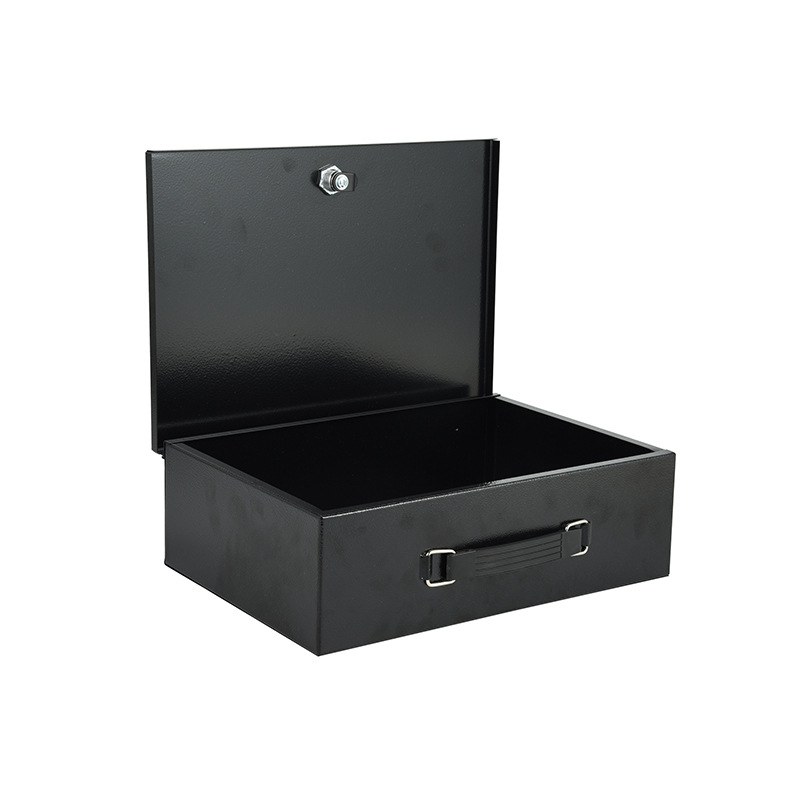 Locked iron box Cash box Docum - Home Office For Passport review and price