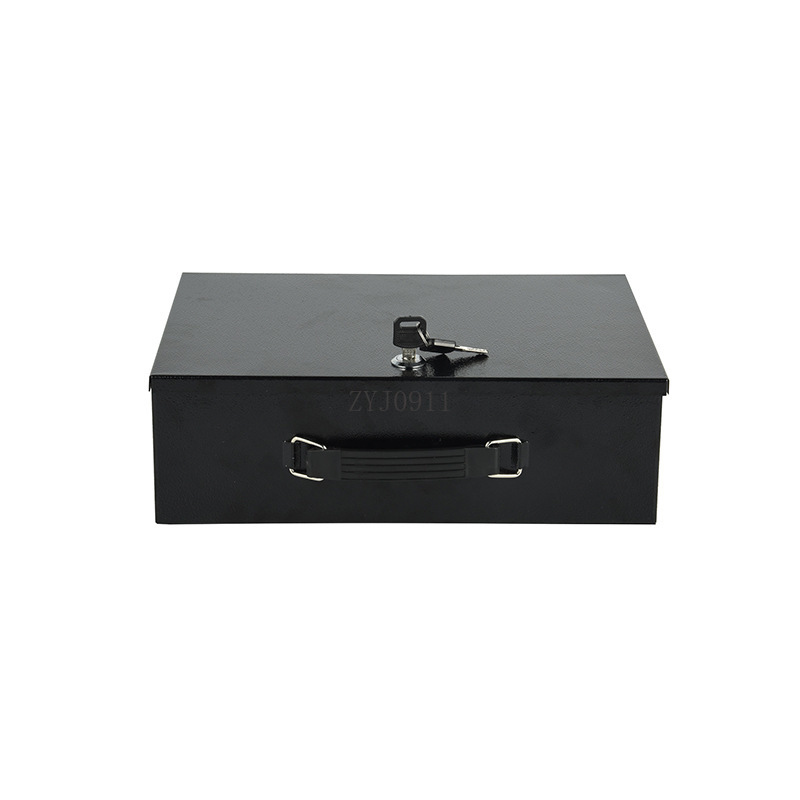 Locked iron box Cash box Docum - Home Office For Passport review and price