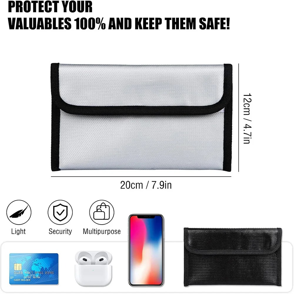 20x12cm Fireproof Waterproof S - Home Office For Passport review and price