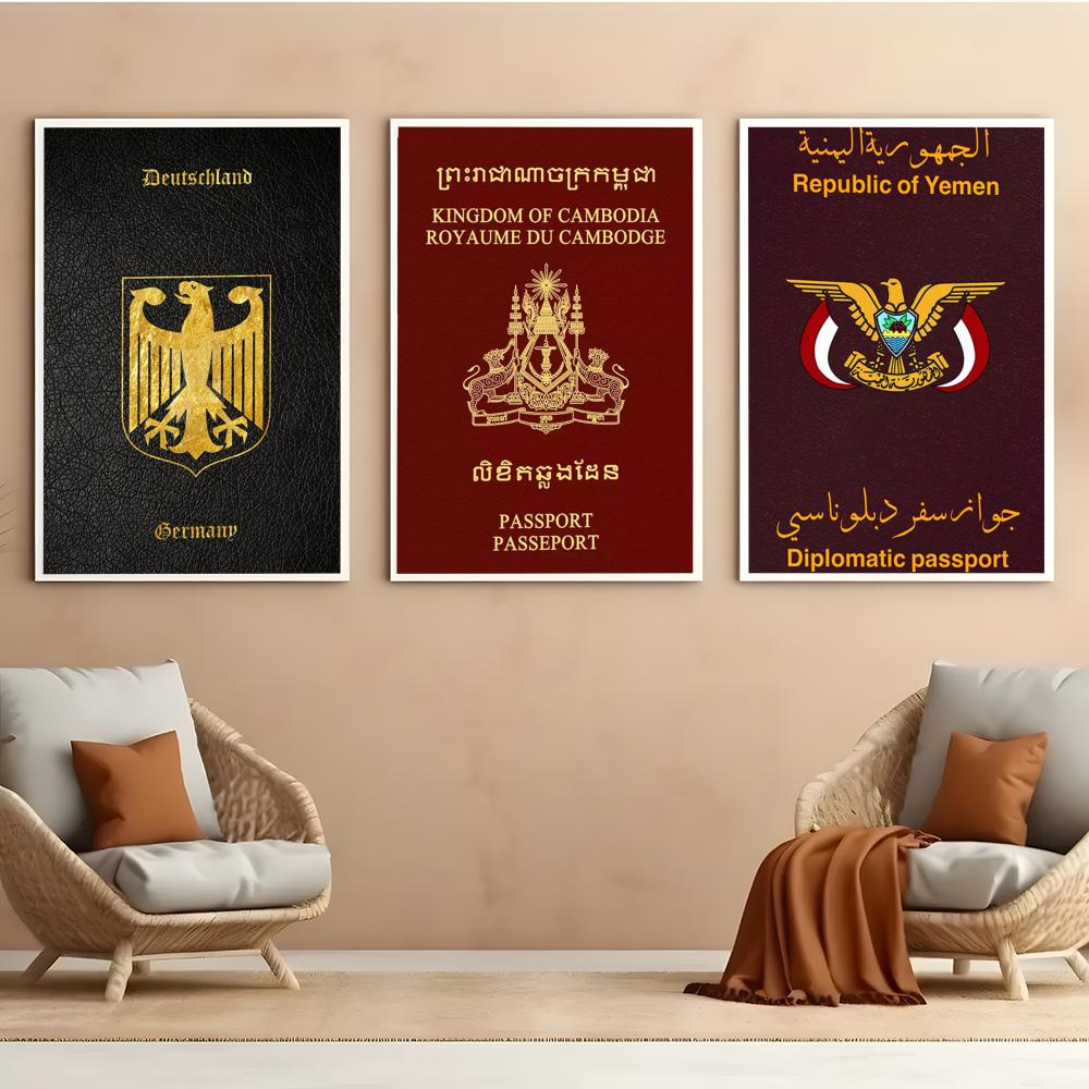 Deep Red-background Passports  - Home Office For Passport review and price