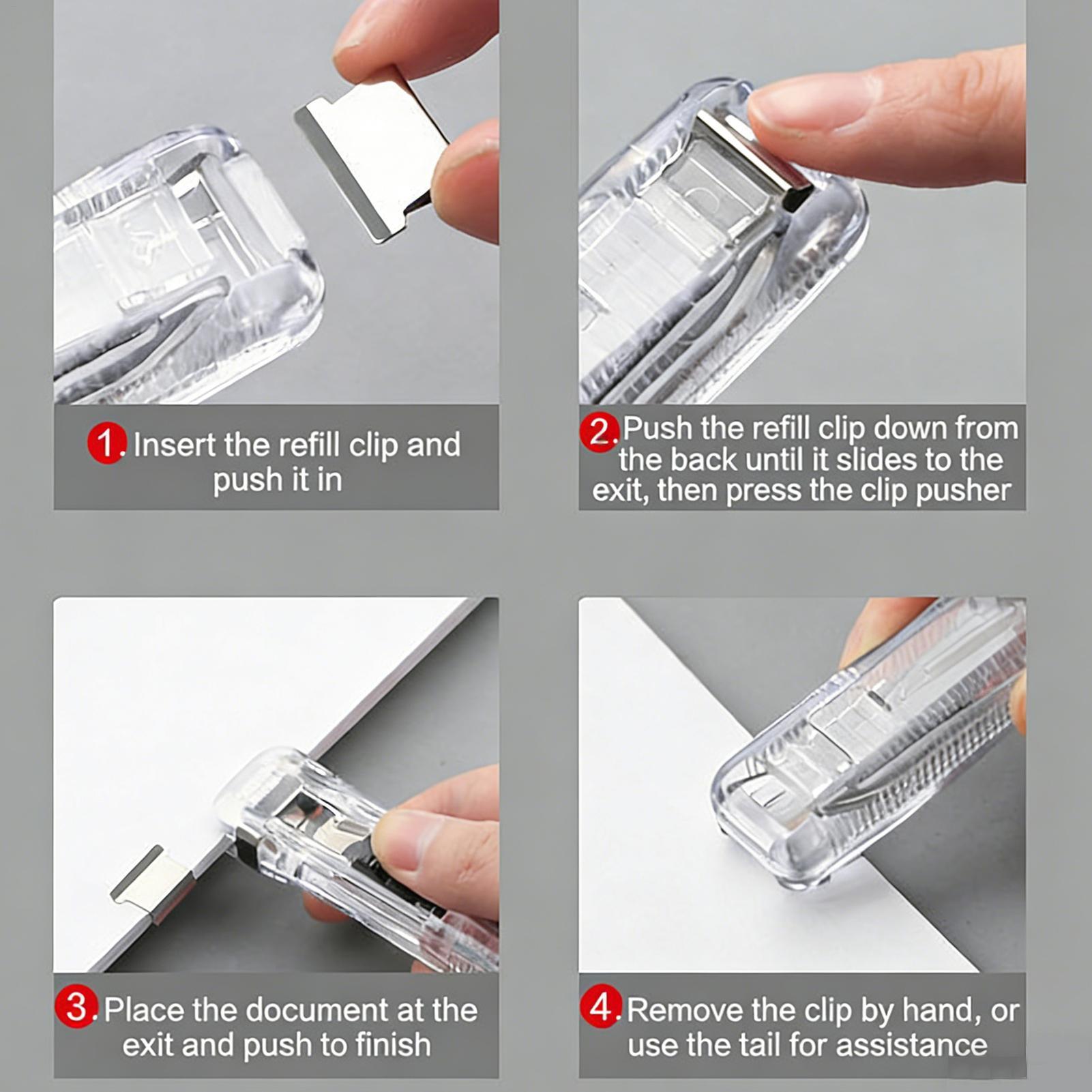 Travel Stapler School Push Bin - Home Office Travel Document review and price