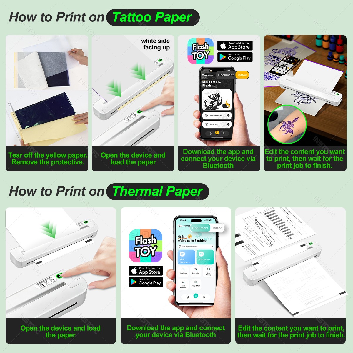 A4 Portable Thermal Printer Mi - Home Office Travel Document review and price