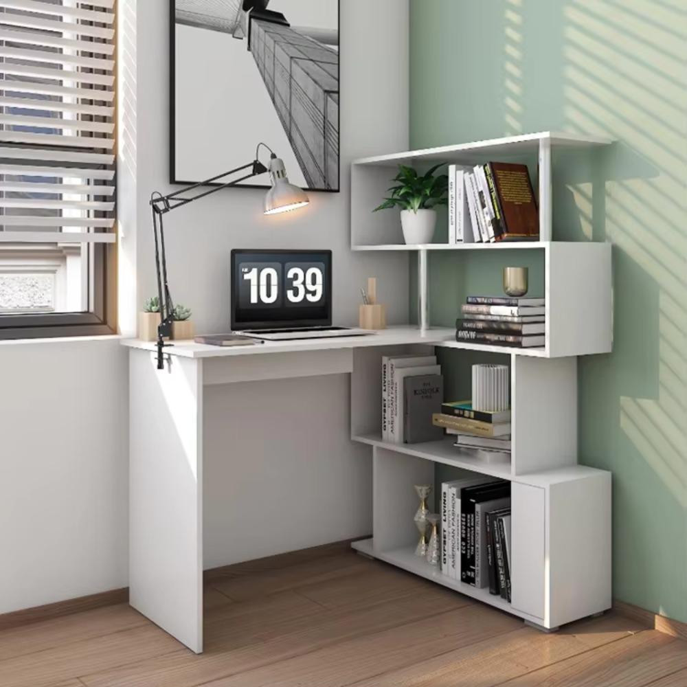 L-Shaped Computer Desk with Bo - Home Office L Shaped Desk review and price