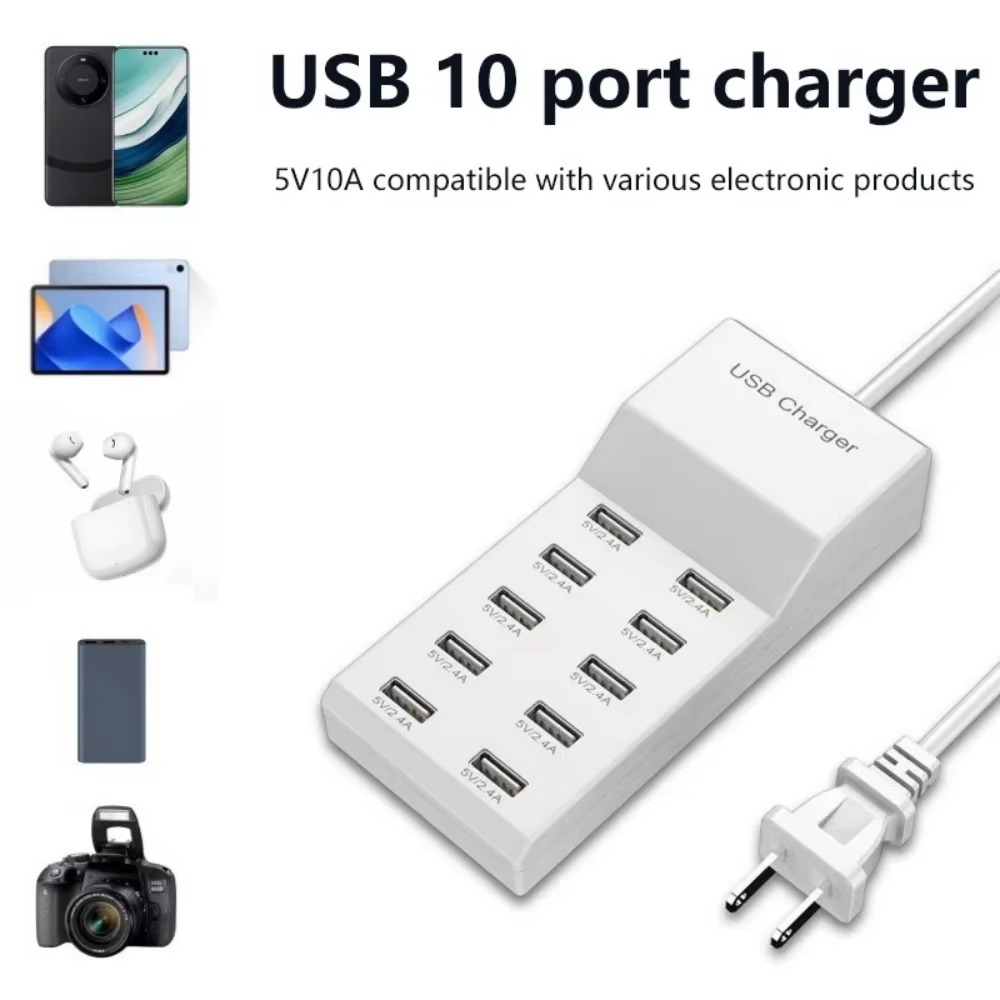 10 Ports USB Hub Fast Charger  - Home Office Of Uk review and price