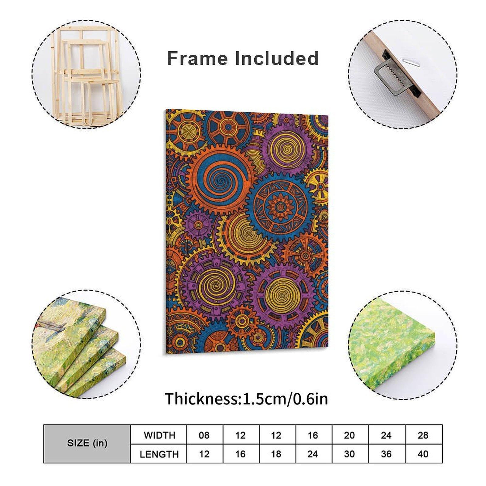 Printed Canvas Art, Colorful I - Home Office Gear review and price