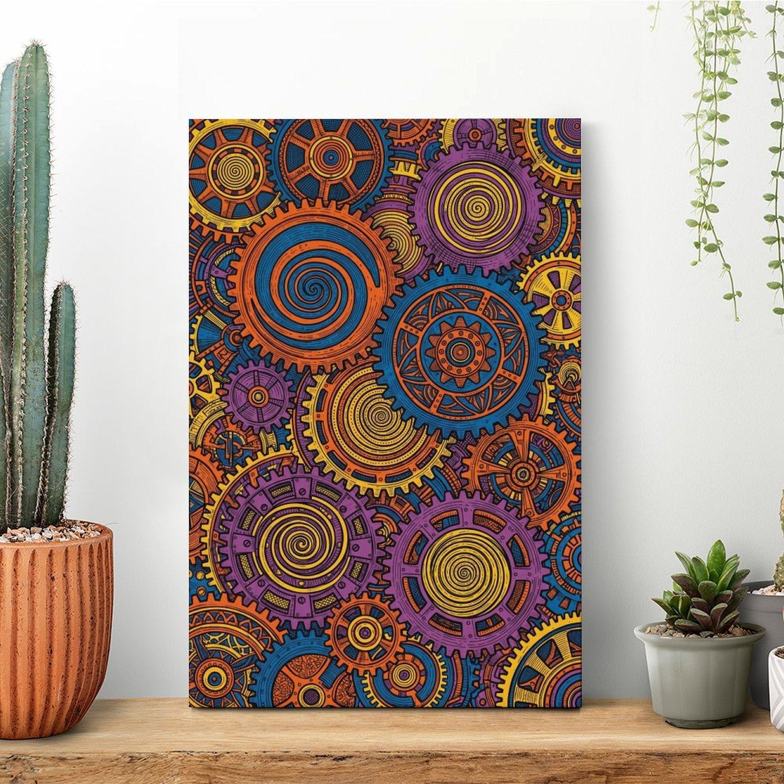Printed Canvas Art, Colorful I - Home Office Gear review and price
