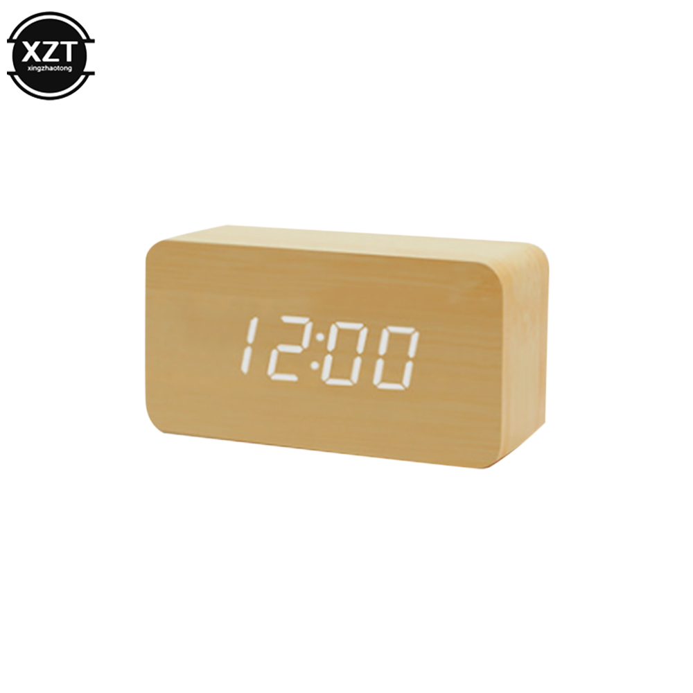 Fashion Alarm Clock LED Wooden - Led Desk Clock review and price