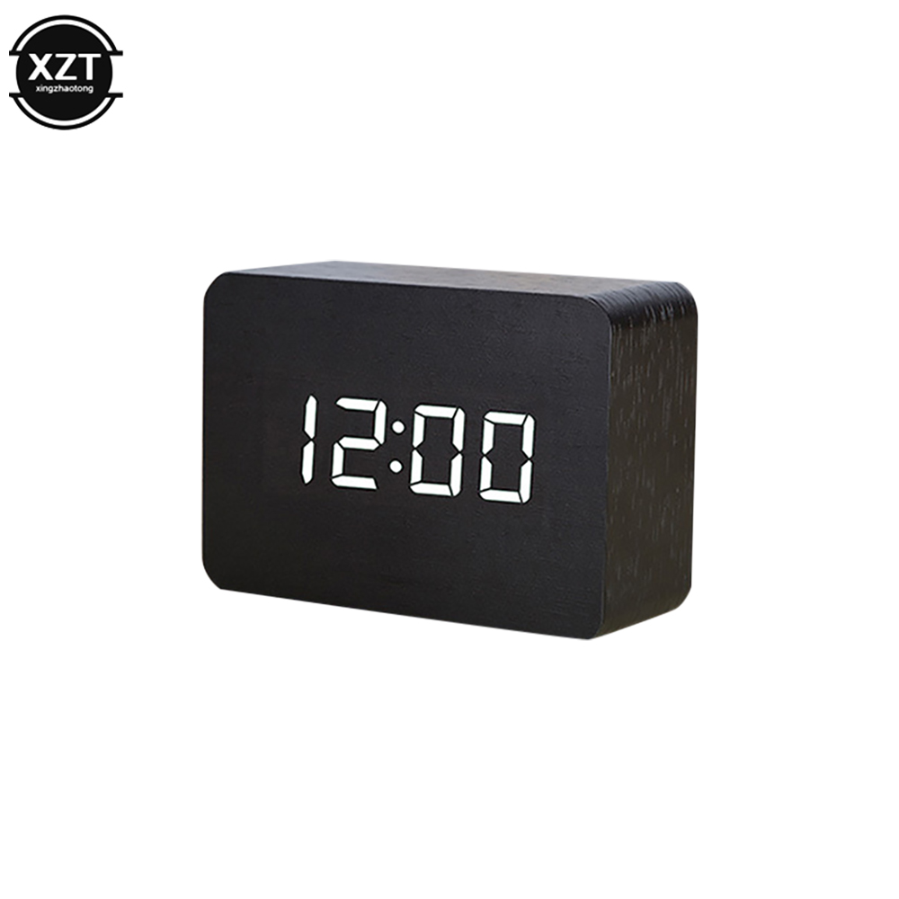 Fashion Alarm Clock LED Wooden - Led Desk Clock review and price