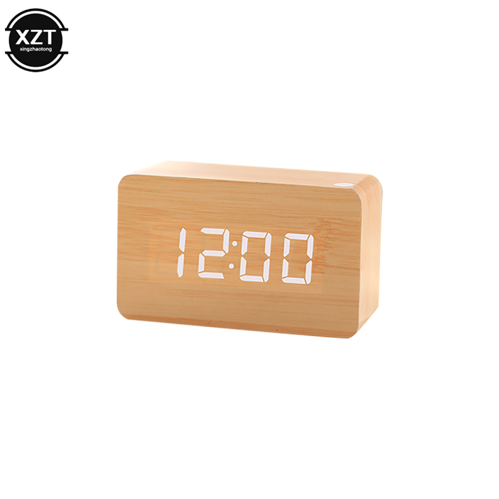 Fashion Alarm Clock LED Wooden - Led Desk Clock review and price