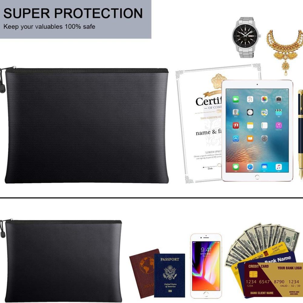 Fireproof Document Bag Waterpr - Home Office For Passport review and price