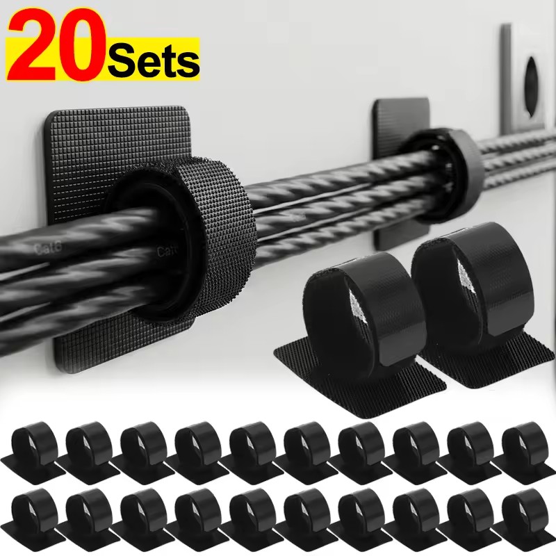 Adhesive Under Desk Cable Ties - Home Office Organization review and price
