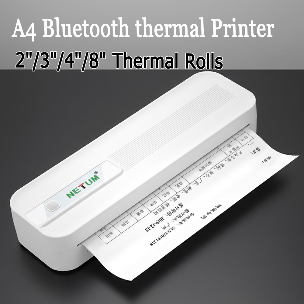Portable A4 Thermal Printer In - Home Office Travel Document review and price